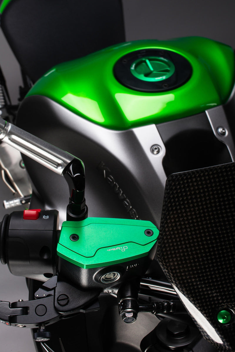 LighTech FBC16 anodised Ergal aluminium front brake reservoir cap for Kawasaki ZX-4 RR