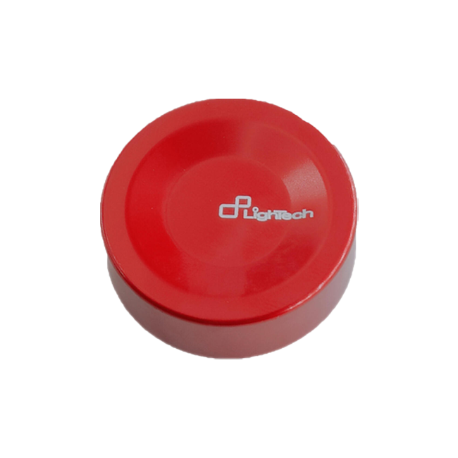 LighTech FBC27 anodised Ergal rear brake fluid reservoir cap for Ducati Panigale V4