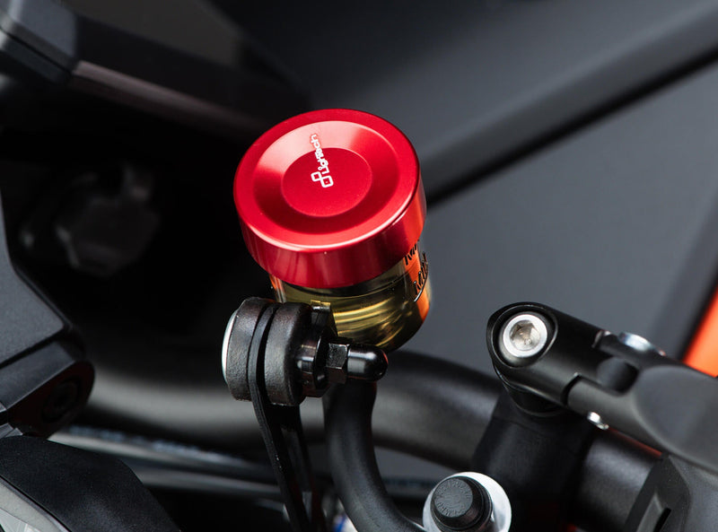 LighTech FBC27 rear brake reservoir cap for Ducati Panigale V4 V4S V4R 2025-2026 anodised aluminium