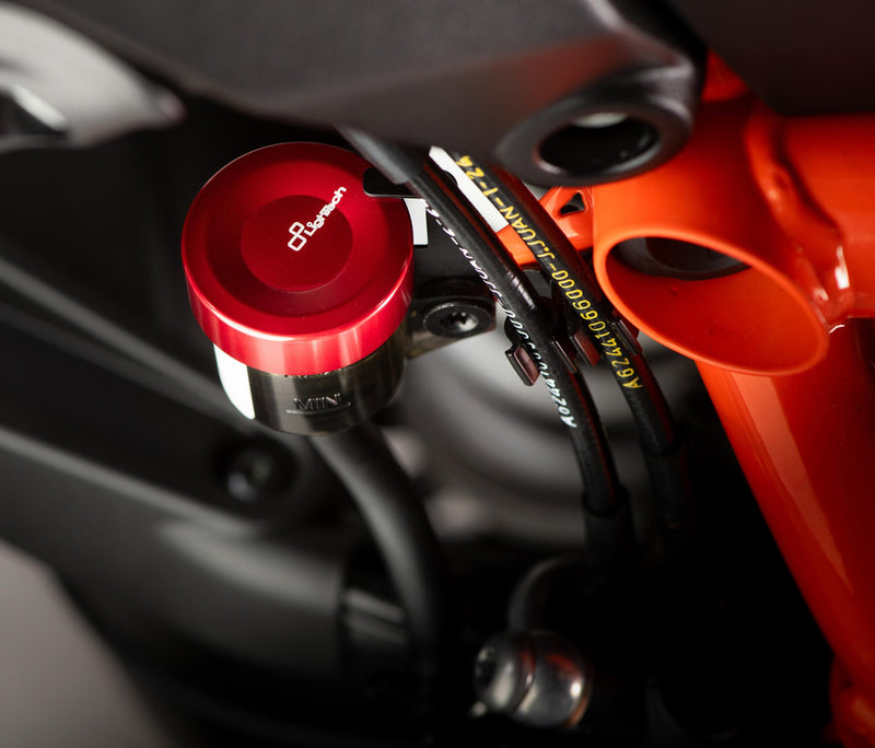 LighTech FBC27 anodised Ergal rear brake fluid reservoir cap for Ducati Panigale V4
