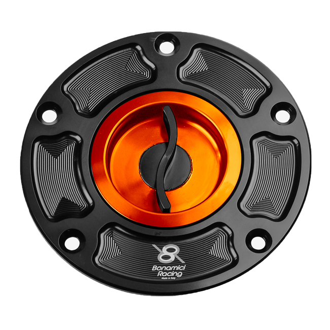 Bonamici Racing FC030 quick-release fuel cap for Aprilia RSV4 and RSV4 1100