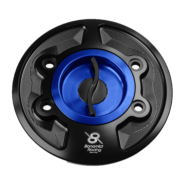 Bonamici Racing FC040 quick-release fuel cap for BMW S1000RR K46 K67 anodised finish