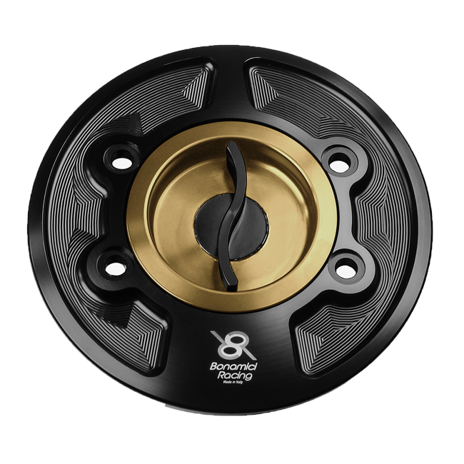 Bonamici Racing FC040 quick-release fuel cap for BMW S1000RR K46 K67 anodised finish