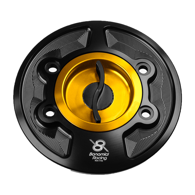 Bonamici Racing FC040 quick-release fuel cap for BMW S1000RR K46 K67 anodised finish