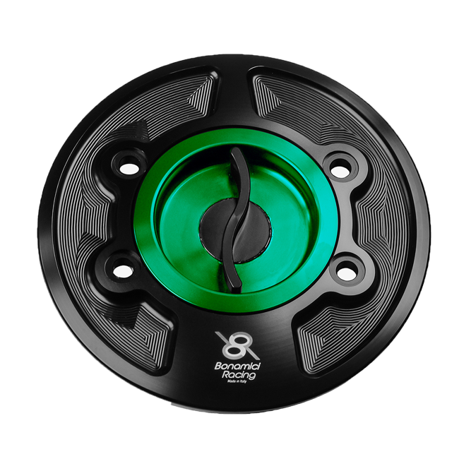 Bonamici Racing FC040 quick-release fuel cap for BMW S1000RR K46 K67 anodised finish
