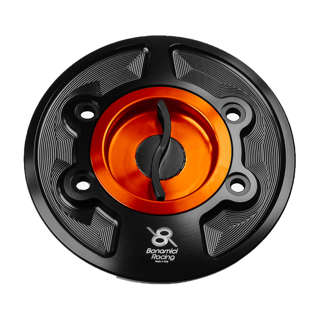 Bonamici Racing FC040 quick-release fuel cap for BMW S1000RR K46 K67 anodised finish