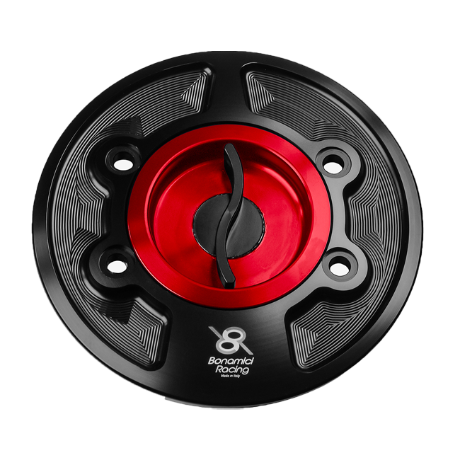 Bonamici Racing FC040 quick-release fuel cap for BMW S1000RR K46 K67 anodised finish