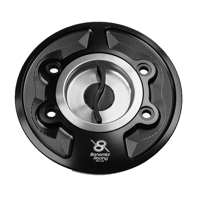 Bonamici Racing FC040 quick-release fuel cap for BMW S1000RR K46 K67 anodised finish
