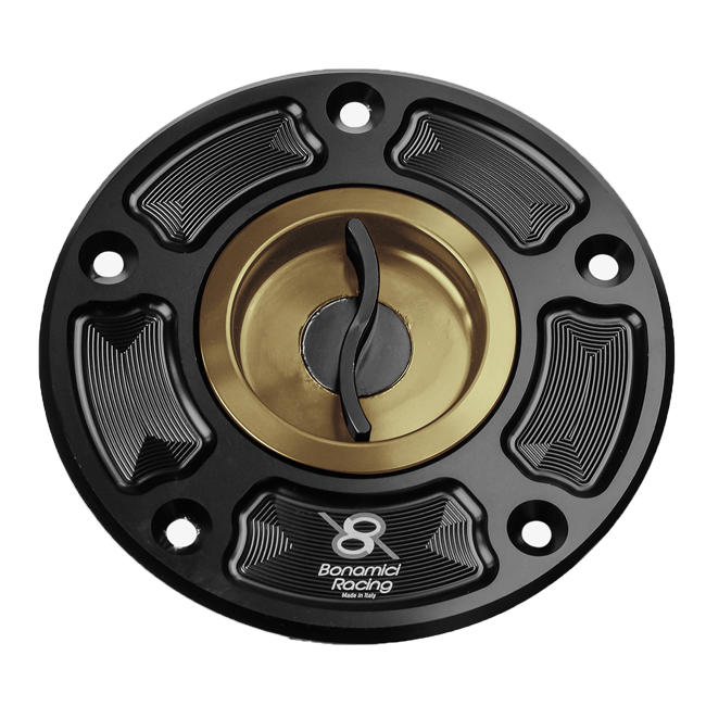 Bonamici Racing FC080 quick-release fuel cap for Suzuki GSX-R 600/750 2004–2016