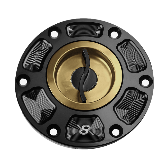 Bonamici Racing FC090 quick-release fuel cap for MV Agusta F3 675/800 in anodised finish