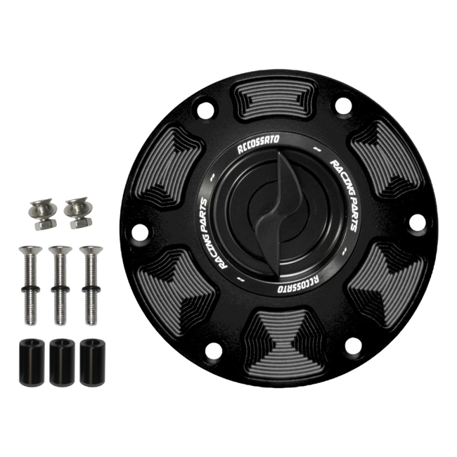 Accossato fuel tank cap FC101 for Aprilia RS 457, with black pin
