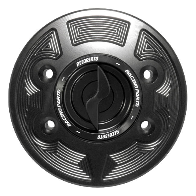 Accossato fuel tank cap FC103 for BMW R1200RT, with black pin