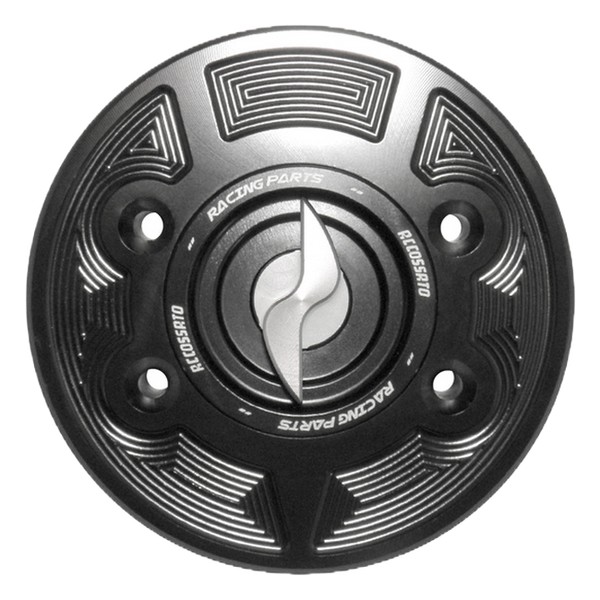 Accossato fuel tank cap FC103 for BMW R1200RT, with silver pin