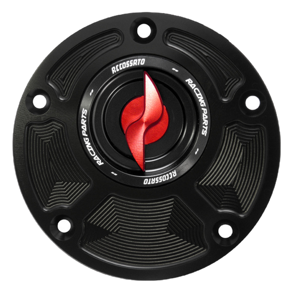 Accossato fuel tank cap FC104 for Ducati MONSTER 1200, with red pin