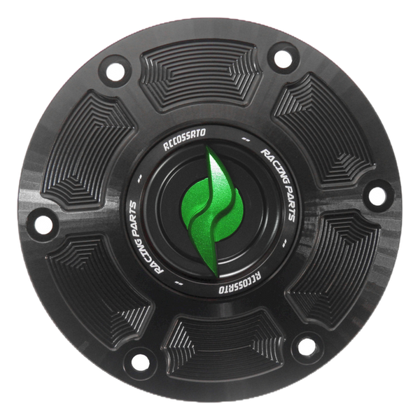 Accossato fuel tank cap FC107 for Ducati DIAVEL 1260, with green pin
