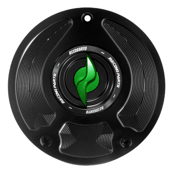 Accossato fuel tank cap FC109 for Honda CB 1000 R RA, with green pin