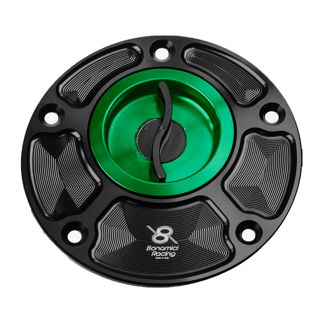 Bonamici Racing FC110 quick-release fuel cap for Yamaha YZF-R1/M in anodised finish