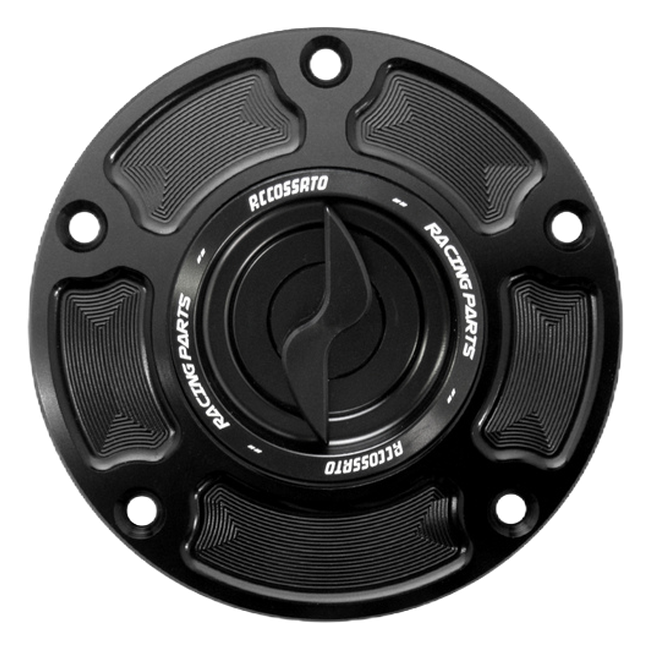 Accossato fuel tank cap FC119 for MV Agusta BRUTALE 1000 RR, with black pin