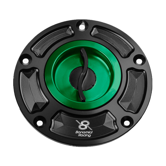 Bonamici Racing quick-release fuel cap FC120 for Honda CBR 1000 RR SC77 in anodised finish
