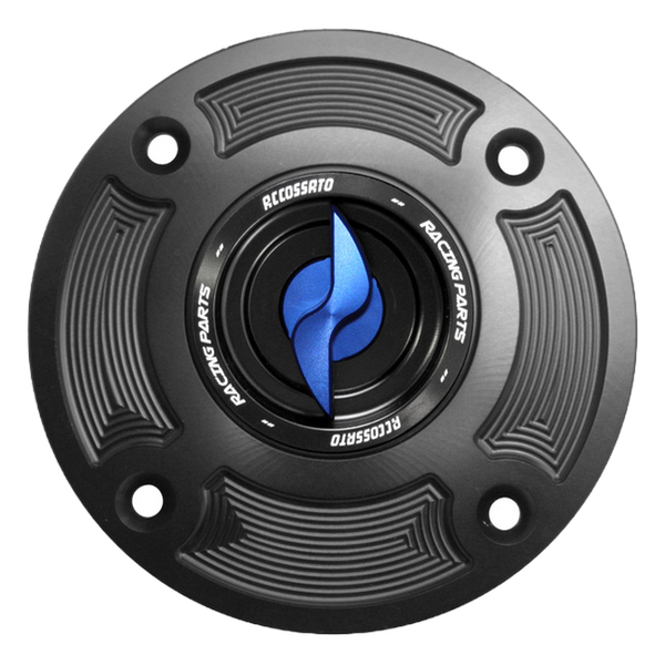 Accossato fuel tank cap FC121 for Suzuki DL650 V-STROM, with blue pin