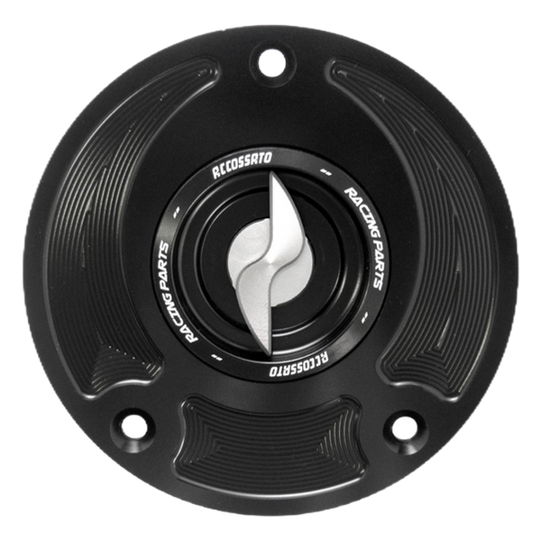 Accossato fuel tank cap FC122 for Suzuki DL1000 V-STROM, with silver pin