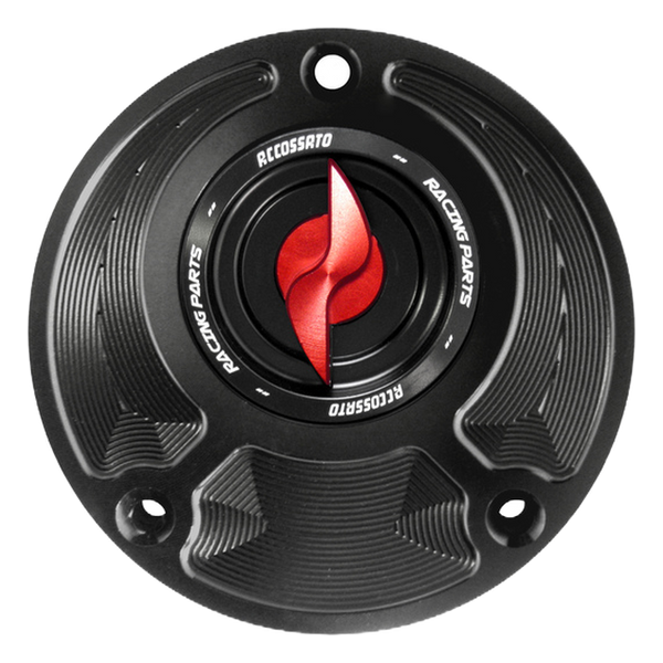 Accossato fuel tank cap FC124 for Yamaha MT-09, with red pin