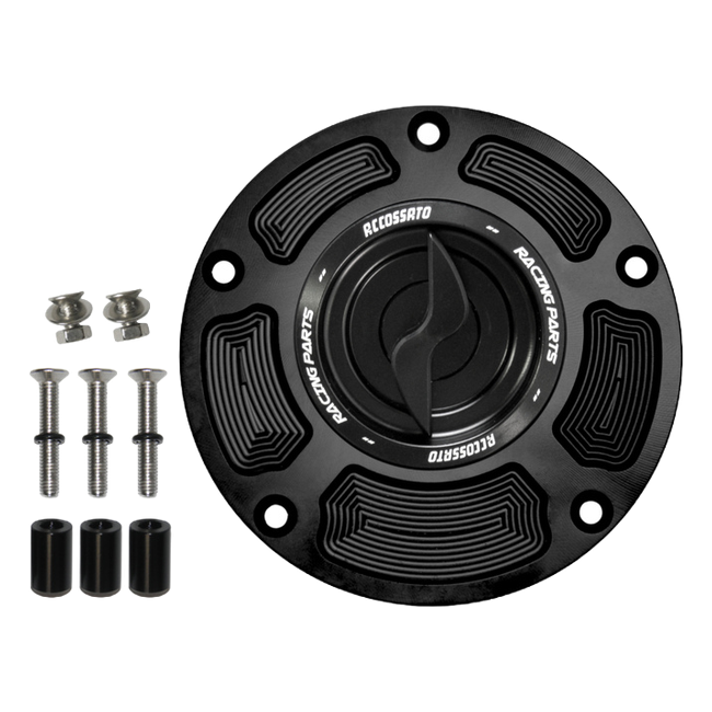Accossato fuel tank cap FC125 for Honda CB 650 R, with black pin