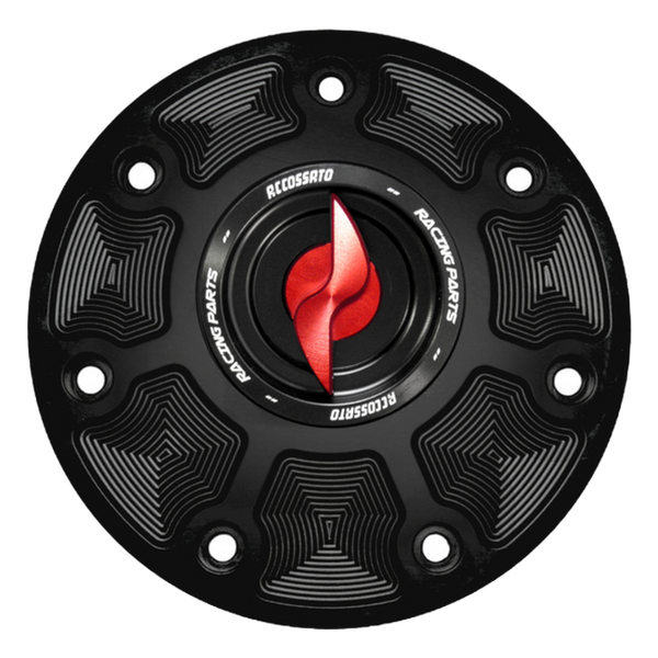 Accossato fuel tank cap FC127 for KTM 125 DUKE, with red pin