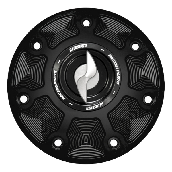 Accossato fuel tank cap FC127 for KTM 125 DUKE, with silver pin