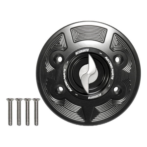 Accossato fuel tank cap FC133 for BMW S1000RR, with silver pin