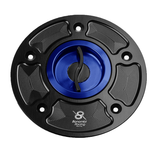 Bonamici Racing FC160 quick-release fuel cap for Honda CBR 600 RR PC69 anodised finish