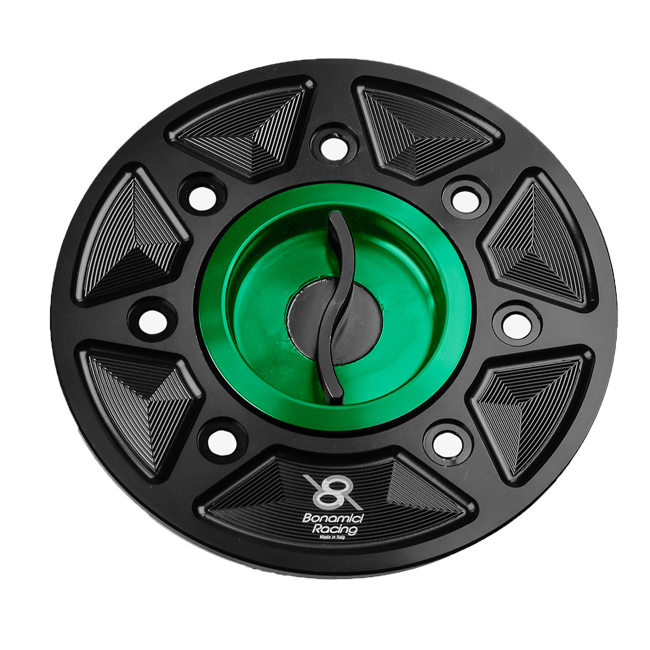 Bonamici Racing FC170 quick-release fuel cap for Kawasaki ZX-10R/RR 2021-2026