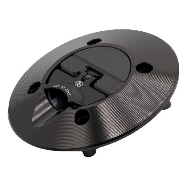 Gilles FCAP2 quick-release fuel cap for Aprilia RSV4 RF, black