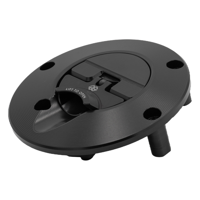 Gilles FCAP2 quick-release fuel cap for Triumph Street Triple 765 RS, black