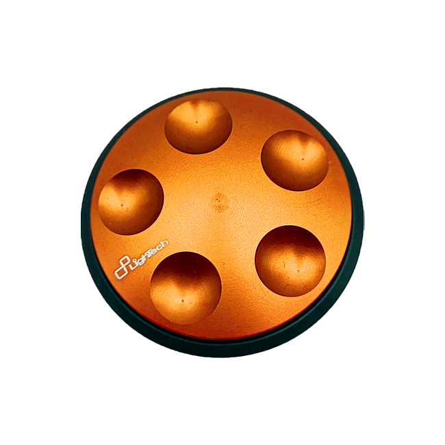 LighTech TRN200 quick release fuel cap replacement inner flange in anodised colour finish