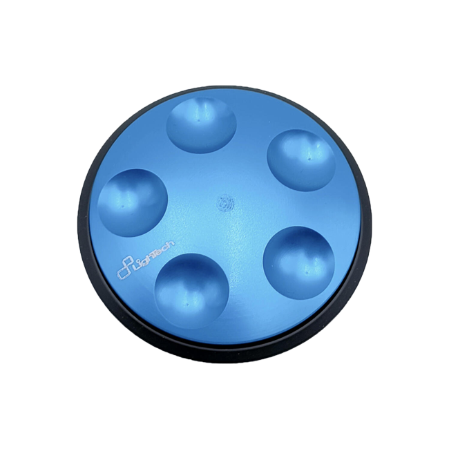 LighTech TRN200 quick release fuel cap replacement inner flange in anodised colour finish
