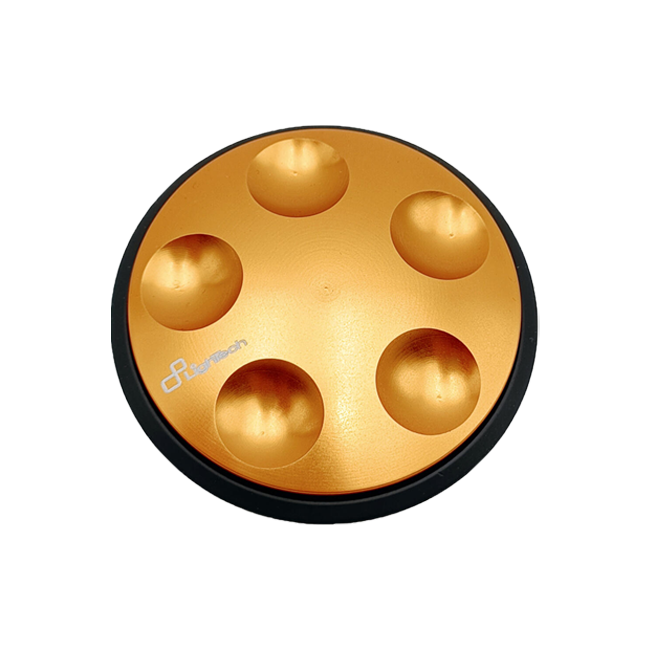 LighTech TRN200 quick release fuel cap replacement inner flange in anodised colour finish