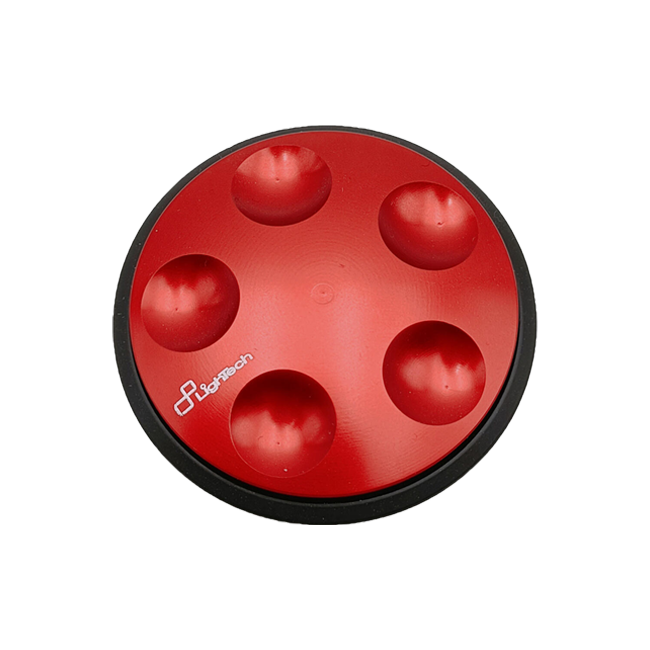 LighTech TRN200 quick release fuel cap replacement inner flange in anodised colour finish