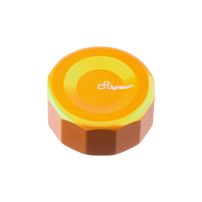 LighTech FFC05 anodised aluminium rear brake fluid reservoir cap for Triumph Daytona 675