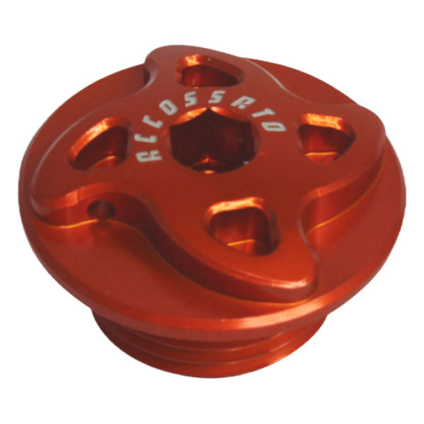 Accossato oil filler cap FP004 for Ducati MONSTER 821, orange version