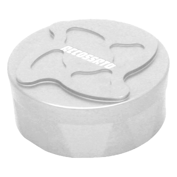 Accossato clutch master cylinder cover FP007 for Aprilia CAPONORD 1200, silver version