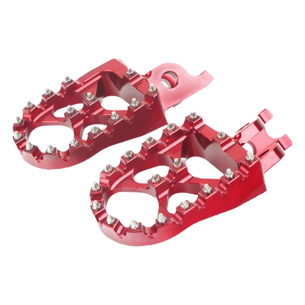 Accossato off-road footpegs FR791 for Honda CRF250R, red version