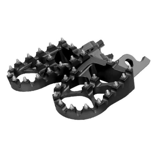 Accossato off-road footpegs FR792 for Kawasaki KX450X, titanium version
