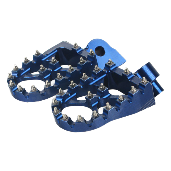 Accossato off-road footpegs FR793 for Yamaha YZ250F, blue version