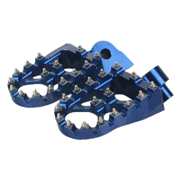 Accossato off-road footpegs FR795 for Husqvarna FE 350, blue version
