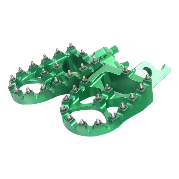 Accossato off-road footpegs FR795 for Husqvarna FE 250, green version