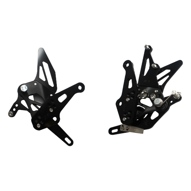 Accossato rearsets FT083 for Kawasaki Z1000, black with green details version