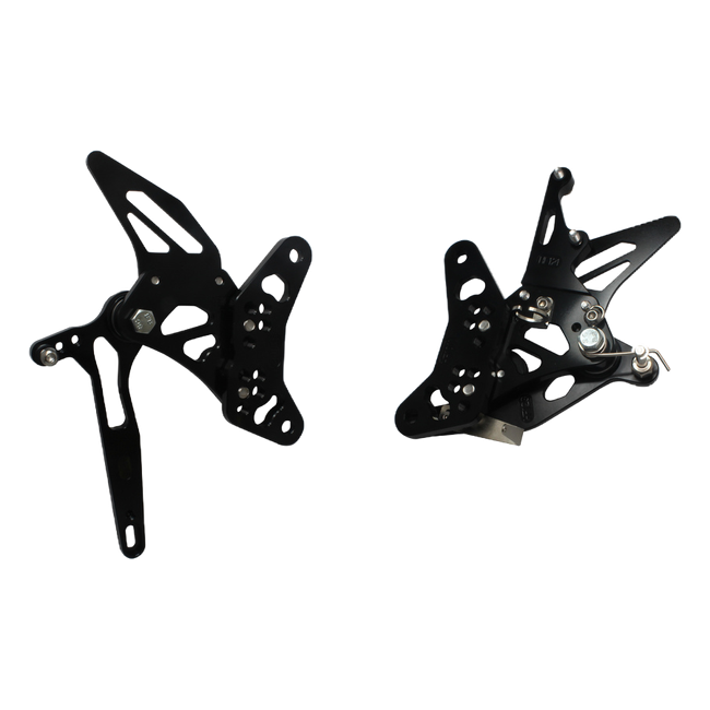 Accossato rearsets FT090 for Suzuki SV650, all black version