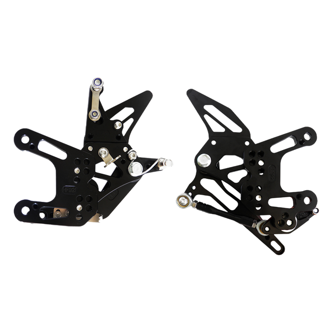 Accossato rearsets FT105 for Kawasaki ZX-10 R, all black version