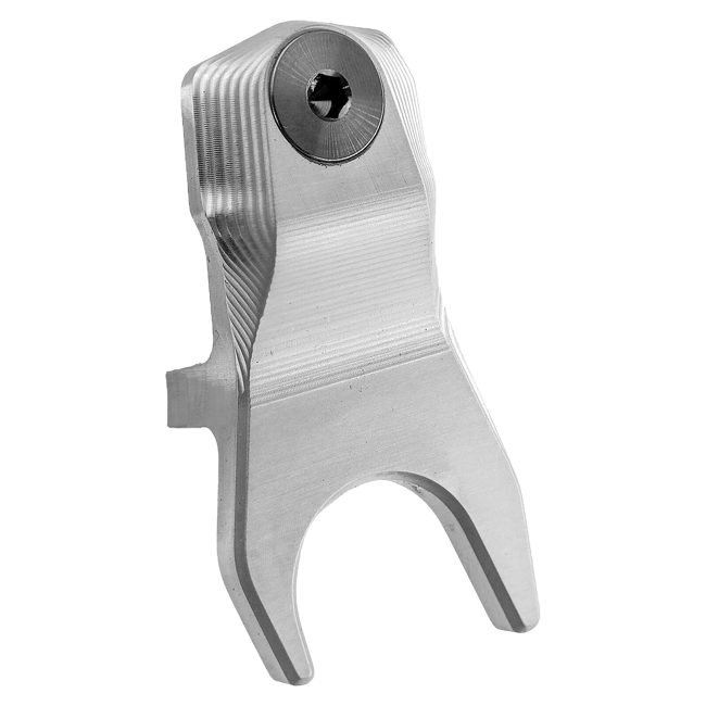 LighTech FTEDU001 roller stand bobbins for Ducati Panigale V4 swingarm, silver